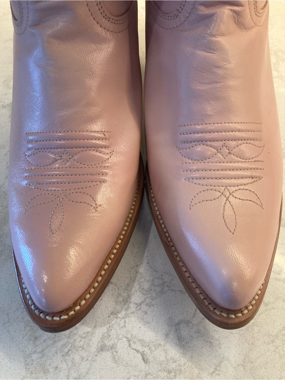 NWT MACIE BEAN Show Pony Cowboy Boots in Pink Women’s size 8 1/2 M - Picture 8 of 15